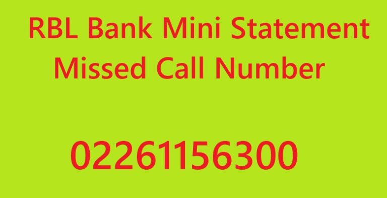 How to Get RBL bank Mini Statement