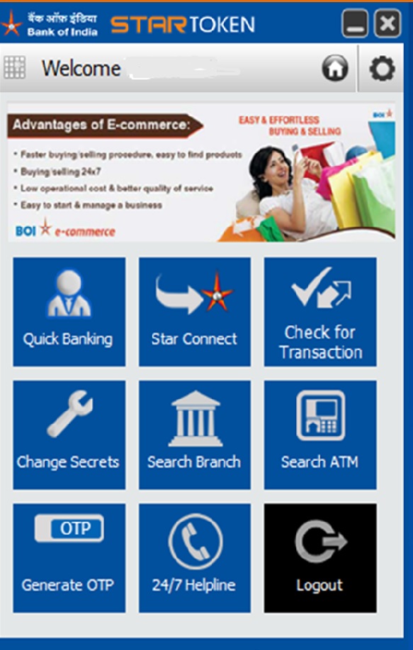 Bank of India StarTokan app